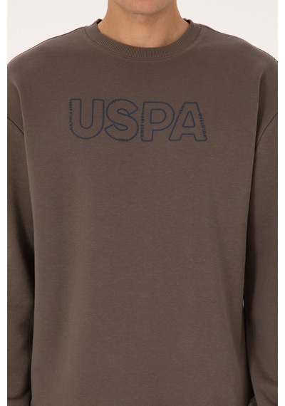 U.s. Polo Assn. Erkek Vizon Sweatshirt 50309040-vr052 Vizon