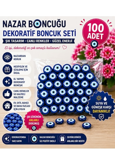 Nazarboncuğu Saksı Süsü