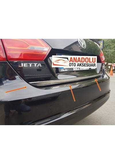 Volkswagen Jetta Formlu Krom Bagaj Alt Çıtası 2011-2014 N11.18949