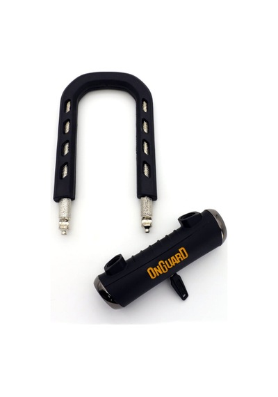 Onguard Rocksolid 8590 Kesilmez Bisiklet Motosiklet U-kilit Sarı - Siyah