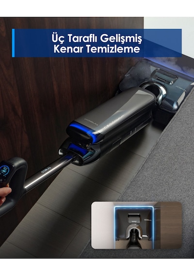 Tineco Floor One S9 Artist Steam Kablosuz Buharlı Akıllı Islak Kuru Süpürge