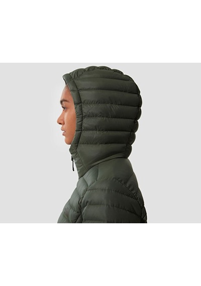 The North Face W Stretch Down Parka Kadın Outdoor Montu Nf0a4p6jnyc1 Koyu Yeşil Koyu Yeşil