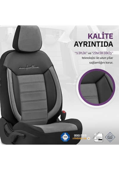 Otom Comfortline Design Premium Oto Koltuk Kılıfı - 550066790 Otom Comfortline Design Premium Oto Koltuk Kılıfı - 550066790