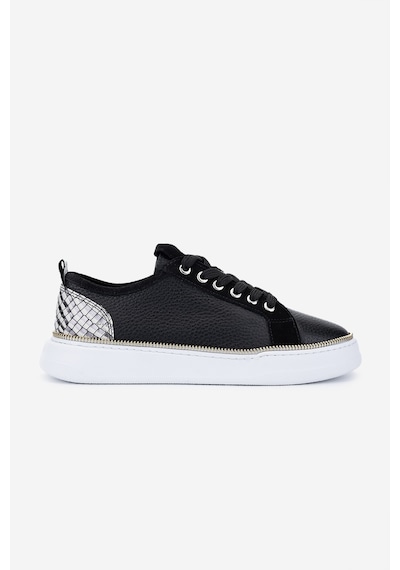 Valmenti Kadın Hakiki Deri Siyah Floter Sneakers & Spor Ayakkabı 1115 1950 Bn Ayk Y25 Sıyah Fltr Siyah