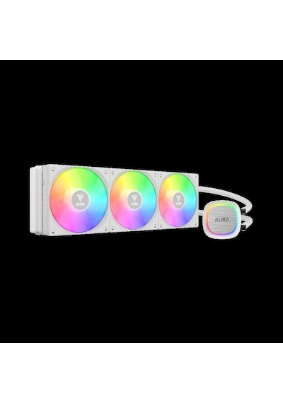 Gamdıas Aura Gl360 V2 Wh, White Edition, 360mm, Rgb, 3 Fanlı, Cpu Sıvı Soğutma