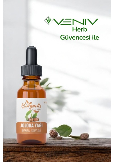 %100 Doğal Jojoba Yağı 20 Ml - Bitkisel Sabit Yağ 20 ML