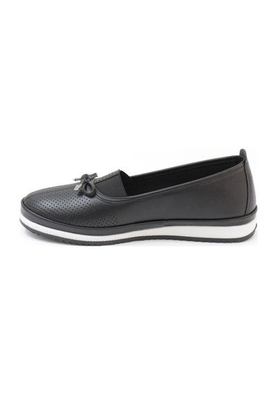 Nesilshoes Nesil Shoes Sdf P01 Günlük Anatomik Kadın Ayakkabı Siyah