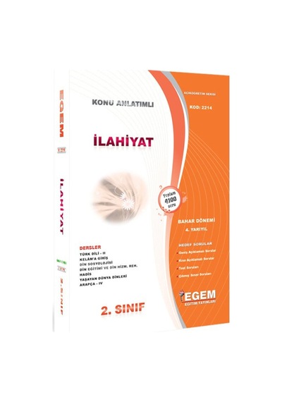 Aöf 2. Sınıf 4. Yarıyıl İlahiyat Konu Bahar Soru Bankası