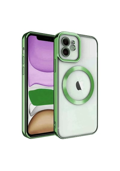 Newface Apple İphone 11 Kılıf Kross Magneticsafe Kapak - Koyu Yeşil
