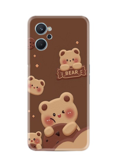 Realme 9i Kılıf Boutique Baskılı Resimli Bears Pcode -032