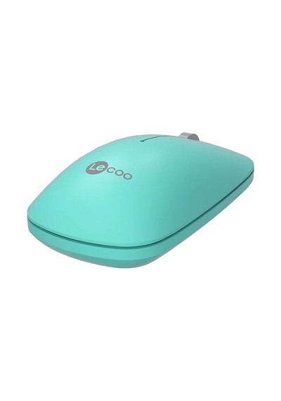 Lecoo Ws214 Turkuaz Sessiz Kablosuz Mouse
