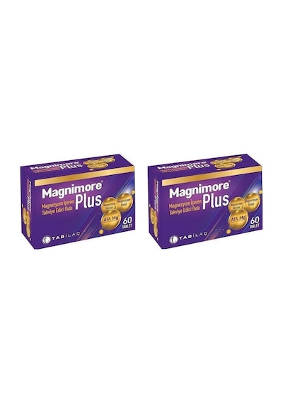 Magnimore Plus Magnezyum 2 x 60 Tablet