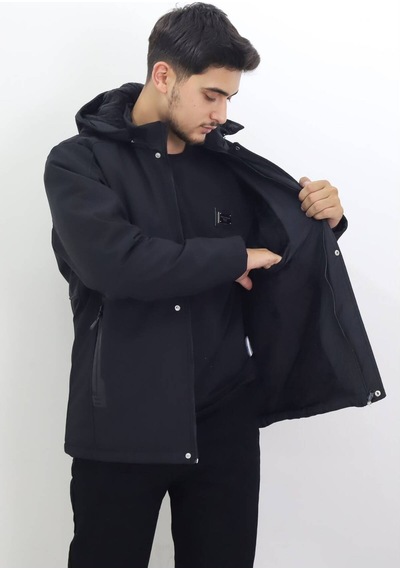Hk Premium Erkek Kışlık Mont Su İtici Rüzgar Geçirmez Kapüşonlu Kalın Sport Outdoor Parka Siyah Hk Premium Erkek Kışlık Mont Su İtici Rüzgar Geçirmez Kapüşonlu Kalın Sport Outdoor Parka Siyah