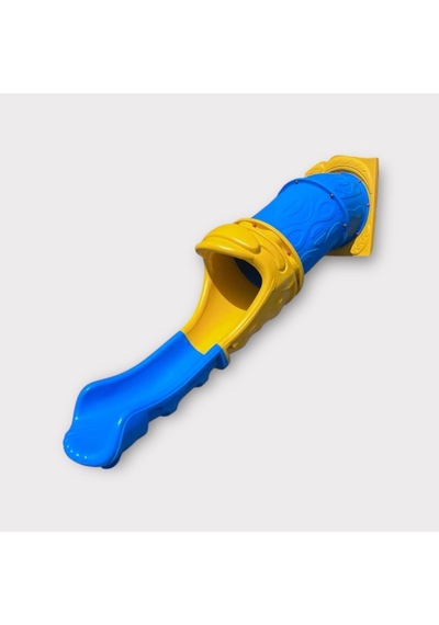 H150 Tüp Çıkışlı Düz Kaydırak - Çocuk Parkı Yedek Parçası-795 Çok Renkli