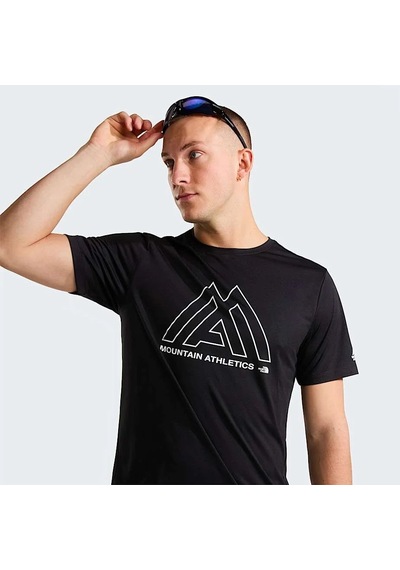 The North Face M Ma 24/7 Sss Tee Erkek Tişört Nf0a893zjk31 Nf0a893zjk31 Siy Siyah