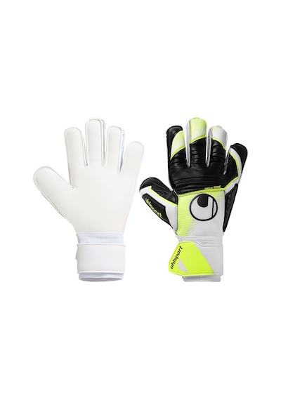 Beyaz - Fosforlu Sarı - Siyah Uhlsport Kaleci Eldiveni Soft Advanced 101135501 Beyaz