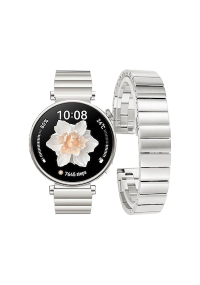 Huawei Watch Gt 5 Pro 42mm/ Gt 5 41mm/gt 4 41mm 18mm Uyumlu Kordon Baklalı Metal Kordon