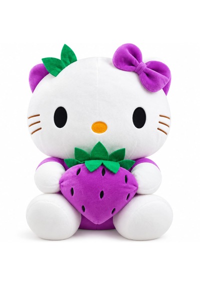 Oyuncak Hello Kitty Peluş Büyük Boy Yumuşak Sevimli Hediyelik Oyun Arkadaşı 40 Cm Mor