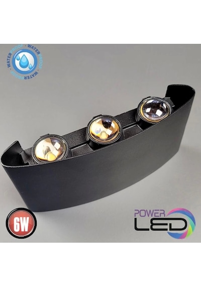 Horoz Proton-6 6w 3000k Gün Işığı Led Bahçe Aydınlatma Armatürü Siyah