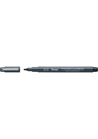 Pentel Pointliner 2.0mm Kesik Uçlu Kaligrafi Kalemi / S20p-c20a