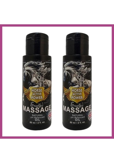 Gees Global Hors Active Power Fantezili Etkilerde Vücut Masaj Yağı 60 Ml 2 Adet Gbzs