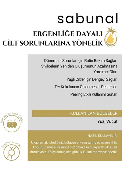 Sabunal Çörek Otu Sabunu 2 Adet - Doğal - Ferahlatıcı ve Sivilce Karşıtı Sabun