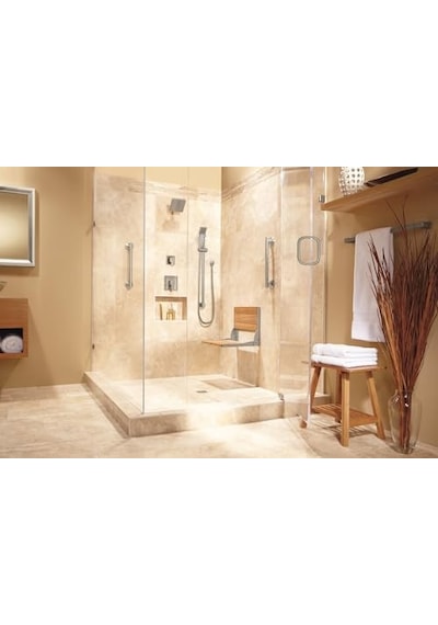 Brushed Nickel - S3879epbn 90 Degree Eco-performance Handheld Showerhead With 180cm -long Hose Featuring 80cm Slide Bar, Brushed Nickel