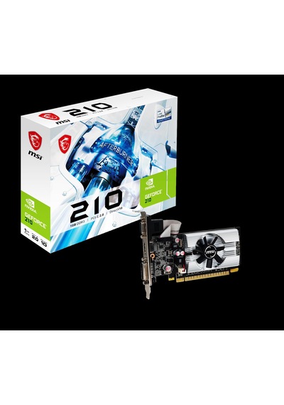 Msı N210-1gd3/lp 64bit 1gb Ddr3 Vga Dvı Hdmı 64b