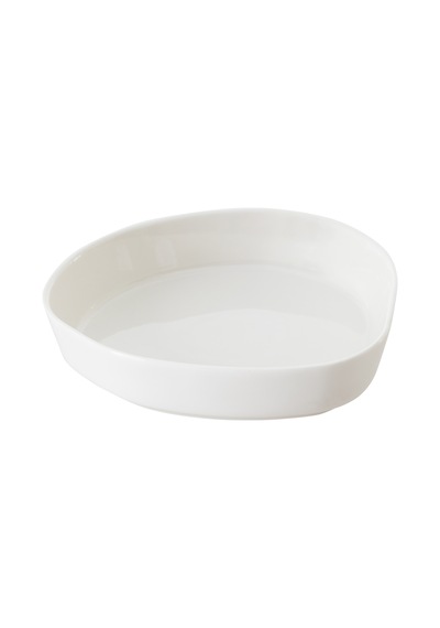 Mudo Home Aspendos Çukur Tabak Seti 21cm - 6lı Beyaz