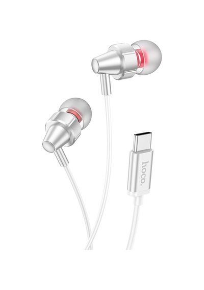 Hoco. M90 Delight 1.2m Type-c Dijital Mikrofonlu Kablolu Kulaklık - Gümüş Diğer