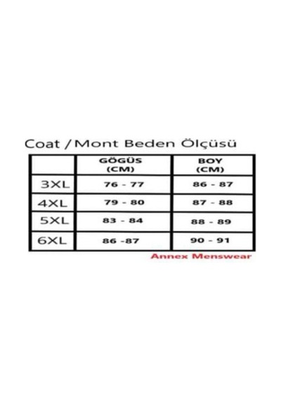 Büyük Beden Erkek Kapüşonlu Şişme Mont Siyah