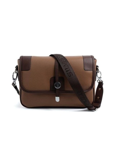 Silver Polo Sp1182 Kadın Çapraz Çanta Petek Karamel-kahve
