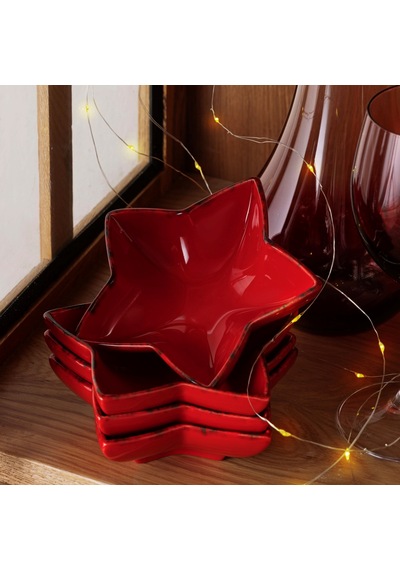 Mudo Home Star Kase 15cm Kırmızı