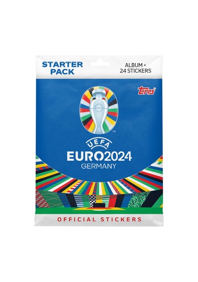 Almanya Euro 2024 Avrupa Şampiyonası Match Attax - Resmi Futbolcu Sticker Dergisi + 24 Adet Sticker