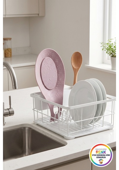 Tezgahı Kirletmeyen Silikon Kaşıklık Askı Delikli Pratik Kepçe Ve Spatula Tutucu 25 Cm
