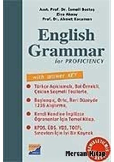 English Grammar For Proficiency With Answer Key Cevap Anahtar