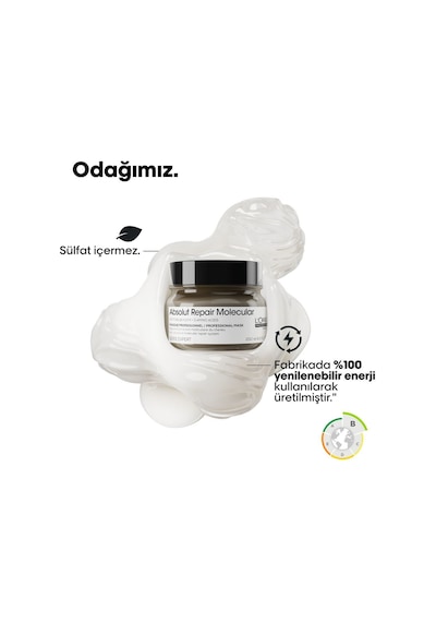 L'Oréal Professionnel Absolut Repair Molecular Yoğun Onarıcı Saç Maskesi 250 ML
