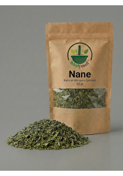 İxirciyusuf Nane Kuru Nane Dried Mint Peppermint Mentha Doğal Kurutulmuş Baharat 50 G
