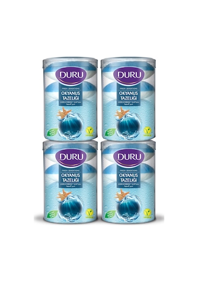 Duru Fresh Sensations Okyanus Tazeliği Güzellik Sabunu 16'lı 4 x 400 G