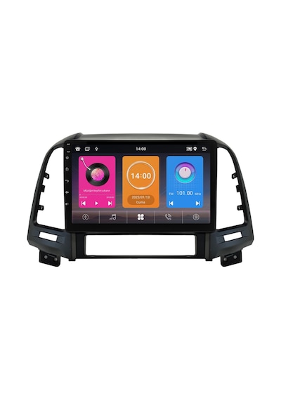 Hyundai Santa Fe Android Multimedya Sistemi 2006-2012 8+256 Gb Premium Ekran Yazılımsal 9"