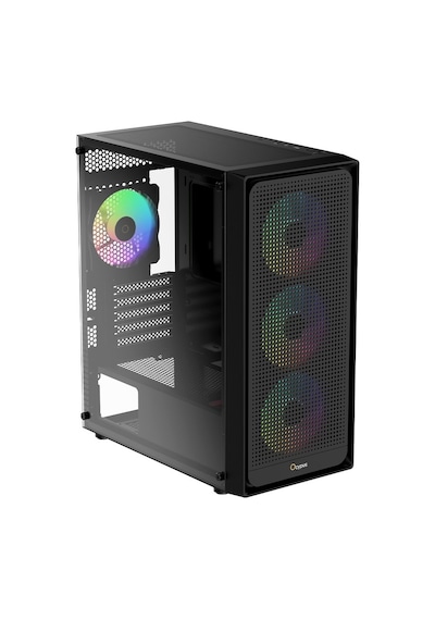 Gamma C50 Siyah Argb Tempered Glass Gamma P650 650w 80+ White Usb 3.0 Matx Mini Tower Kasa