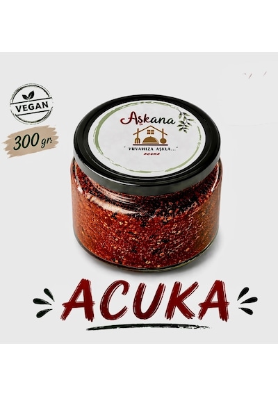 Acuka 300g - Karadeniz Usulü Ev Yapımı Katkısız Cevizli Kahvaltılık Sos Ve Meze