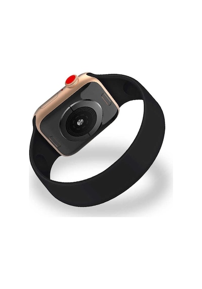Watch Ultra 49mm Kordon Uyumlu Krd-31 Solo Loop Large Strap Kayış Clo- Kırmızı