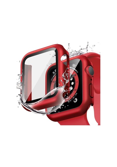 Apple Watch Uyumlu 7 45 Mm Ekran Koruyucu Cam 360 Derece Kasalı Tam Kaplama