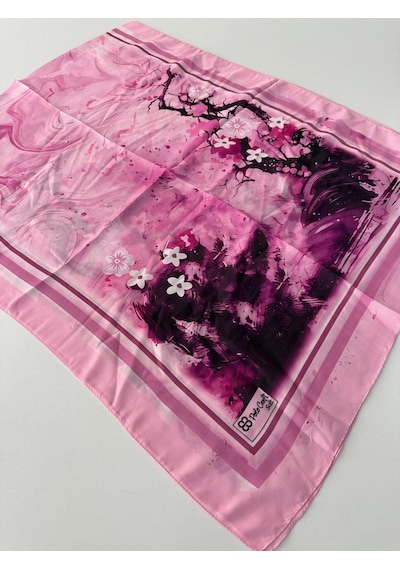 Polo Craft Soft Pamuklu Şal Pembe Serisi Fzy1011-48149 Çok Renkli