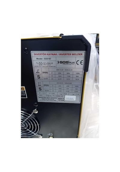 Sgs5167 165a Mıg Gazaltı Kaynak Makinesi, Profesyonel Taşınabilir Endüstriyel