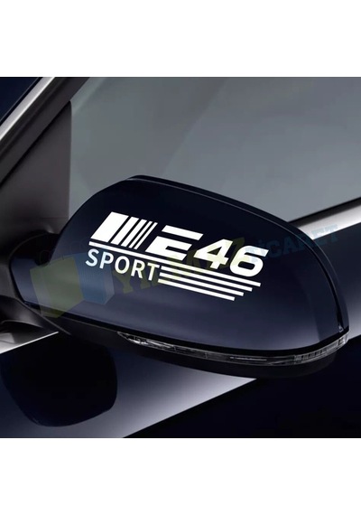 Bmw Dikiz Yan Ayna Oto Sticker 1 Çift E60 E39 E36 F30 F10 F20 X5 14 X 6 Cm