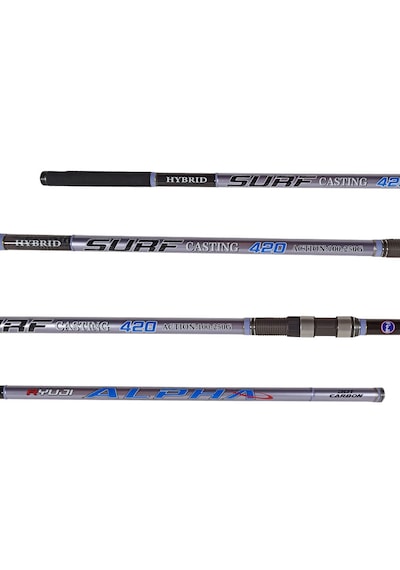 Ryuji Alpha Fuji 420cm 100-250gr Hybrid 3 Parça Surf Olta Kamışı