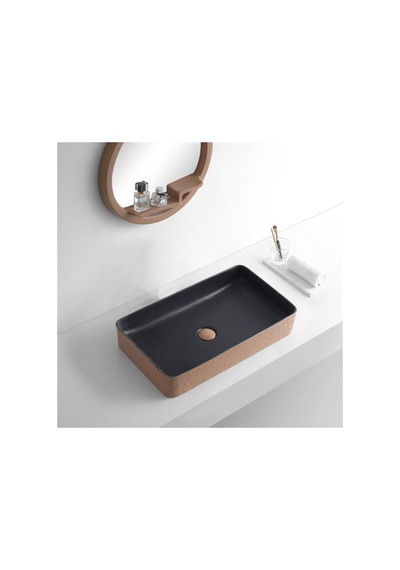 E-4061p Tezgah Üstü Porselen Lavabo Beyaz