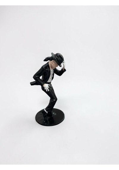 Michael Jackson Billie Jean Moonwalk Dans Pozu Dekoratif Koleksiyon Figürü 10 Cm